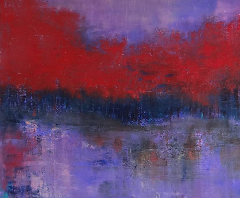 Original Abstract Landscape Painting by Faith Patterson