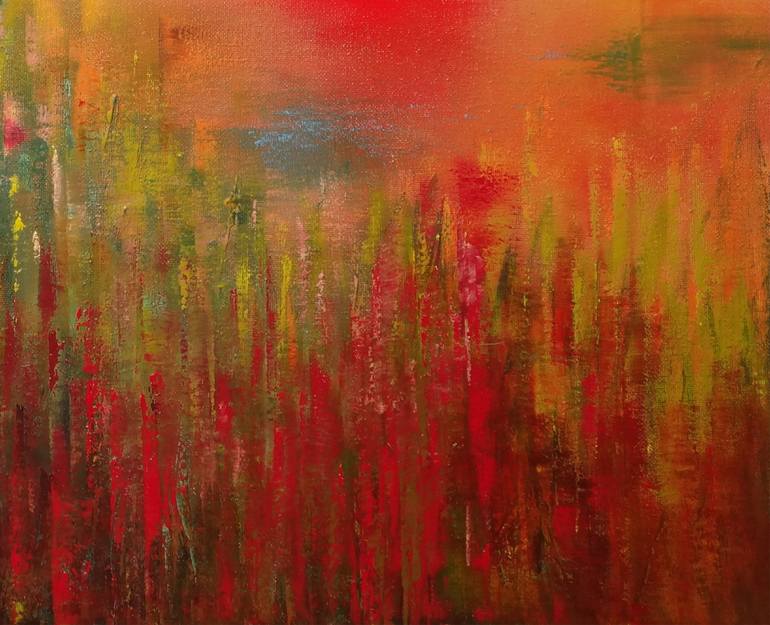 Original Abstract Landscape Painting by Faith Patterson