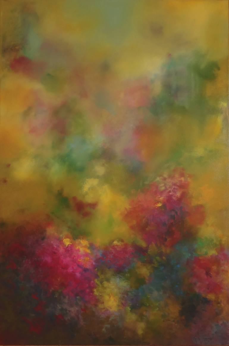 Original Impressionism Abstract Painting by Faith Patterson