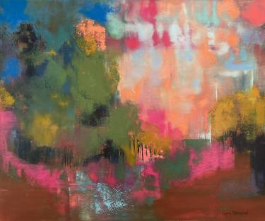 Original Abstract Landscape Paintings by Faith Patterson