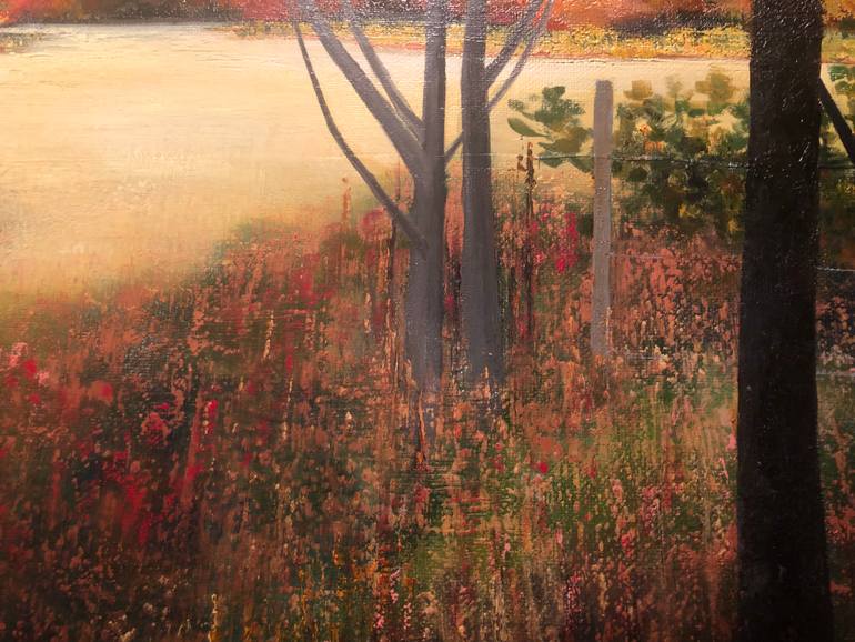 Original Expressionism Landscape Painting by Faith Patterson