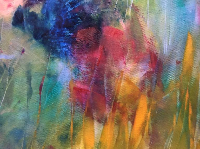 Original Abstract Floral Painting by Faith Patterson