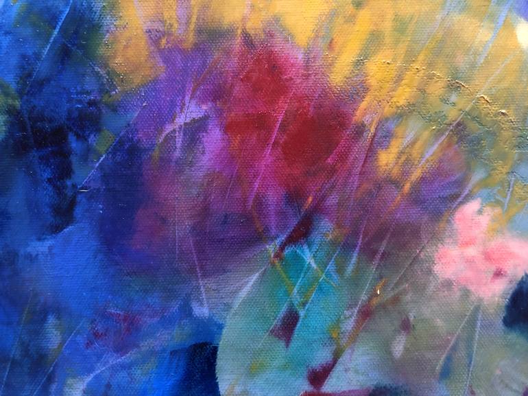 Original Abstract Floral Painting by Faith Patterson