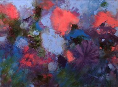 Original Abstract Expressionism Floral Paintings by Faith Patterson