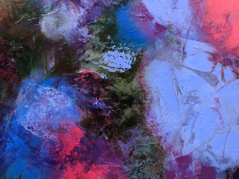 Original Abstract Expressionism Floral Painting by Faith Patterson
