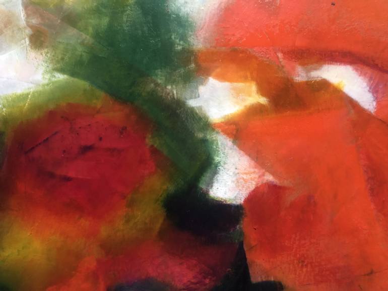 Original Abstract Floral Painting by Faith Patterson