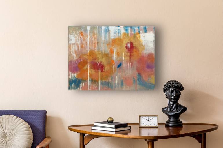 Original Abstract Floral Painting by Faith Patterson