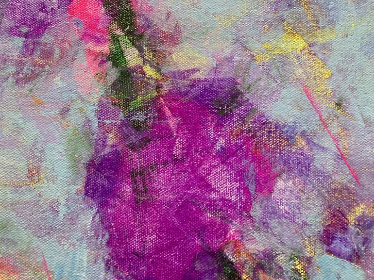 Original Abstract Floral Painting by Faith Patterson