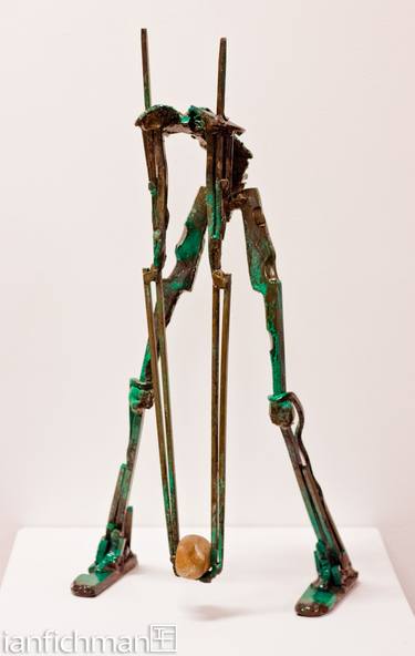 Original Figurative People Sculpture by Ian Fichman