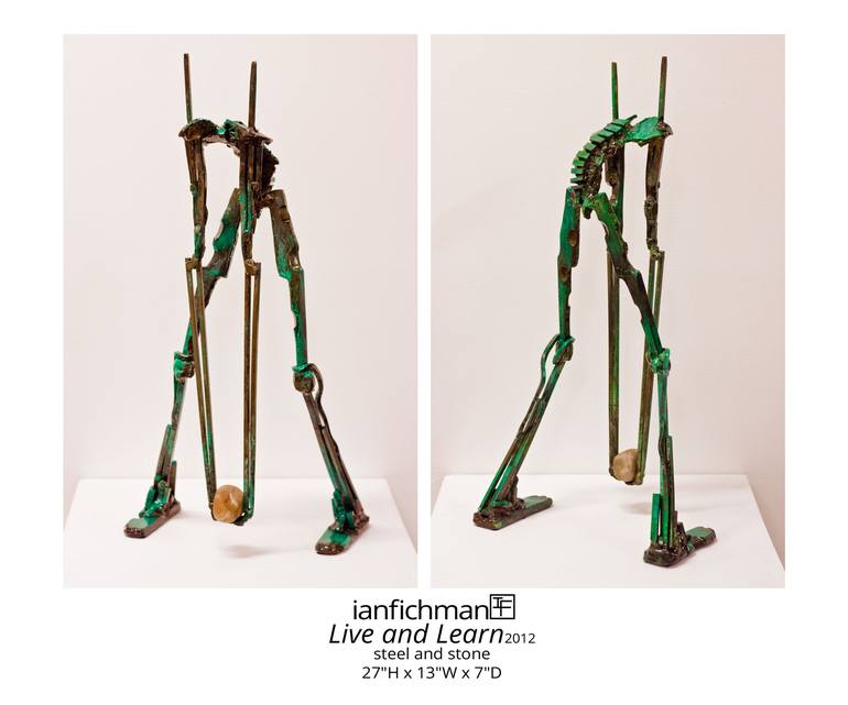 Original Figurative People Sculpture by Ian Fichman