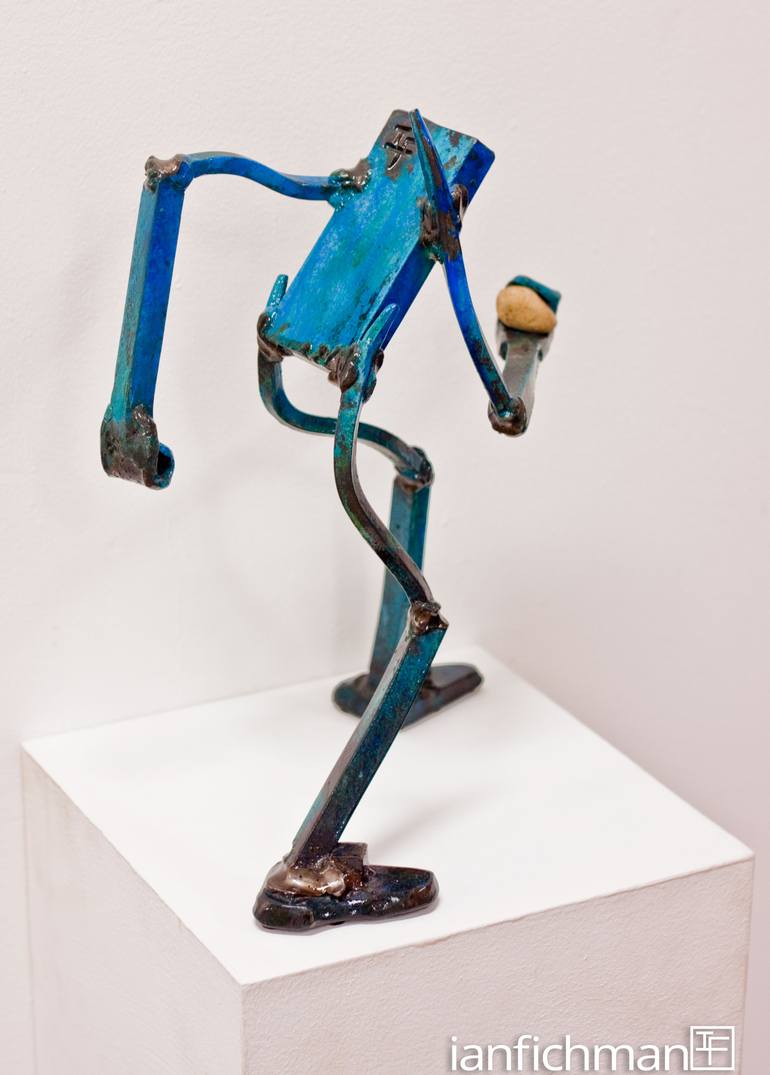 Original Figurative People Sculpture by Ian Fichman