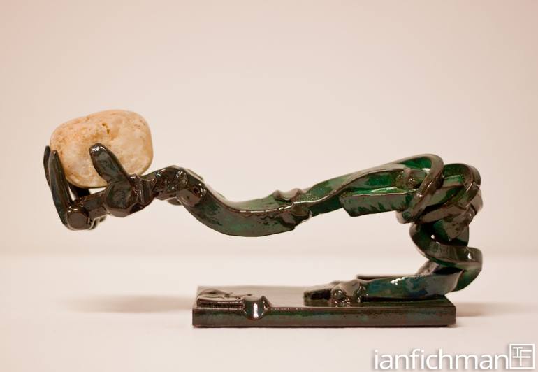Original Figurative People Sculpture by Ian Fichman