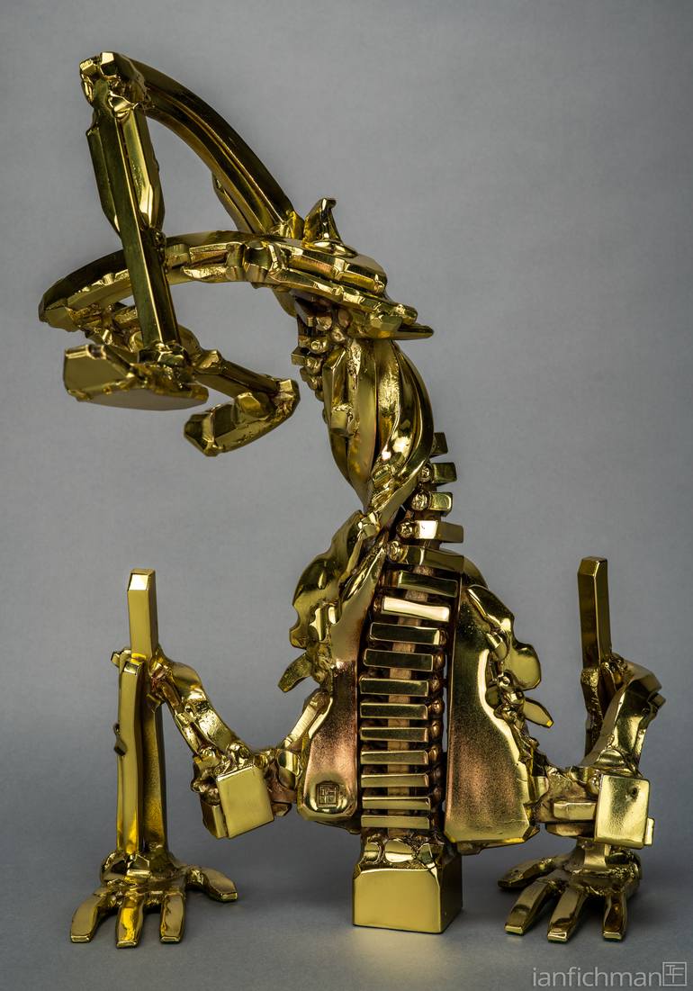 Original Conceptual People Sculpture by Ian Fichman