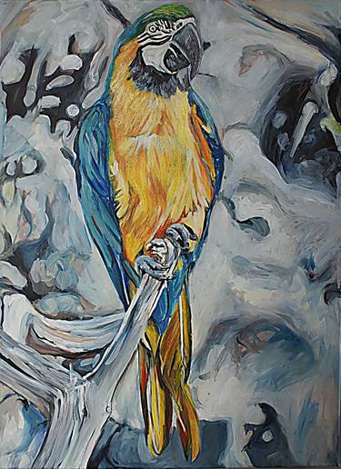 Original Abstract Expressionism Animal Paintings by Ilona Forys