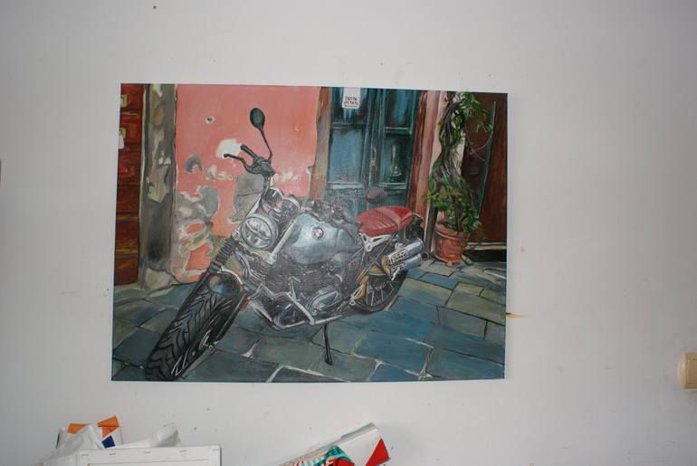 Original Car Painting by Ilona Forys