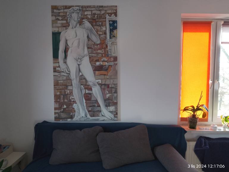 Original Figurative Nude Painting by Ilona Forys