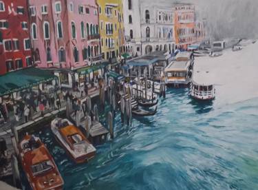 Original Documentary Architecture Paintings by Ilona Forys