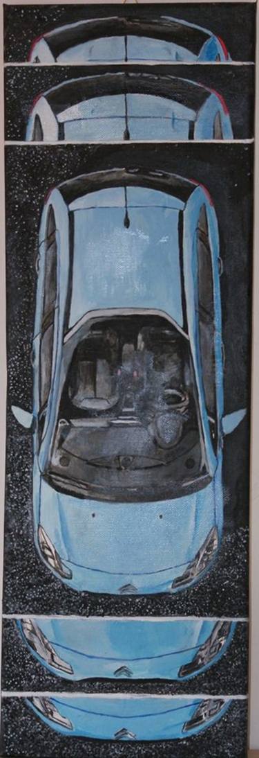 Original Conceptual Car Paintings by Ilona Forys