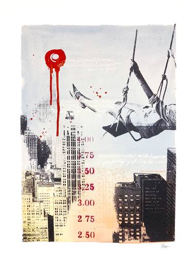 Original Pop Art Cities Painting by Pia Lilenthal
