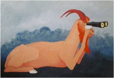 Original Figurative Animal Paintings by Álvaro Tomé