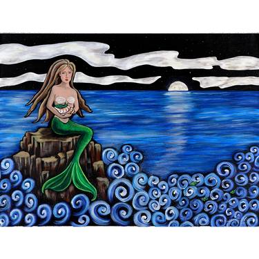 Print of Figurative Seascape Paintings by Debbie Smith