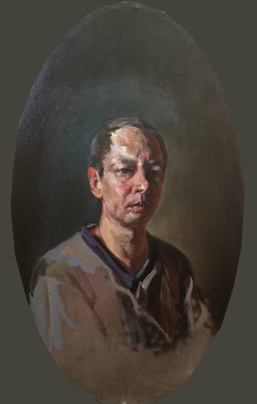 Original Portrait Painting by Evgeny Kalinin