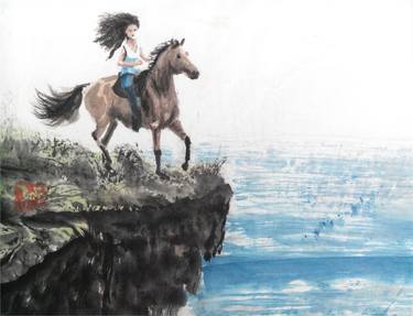 Print of Illustration Horse Paintings by Deyan Chen
