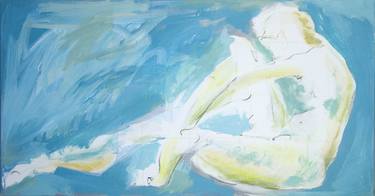 Original Abstract Expressionism Nude Paintings by Philippa Hadley-Coates
