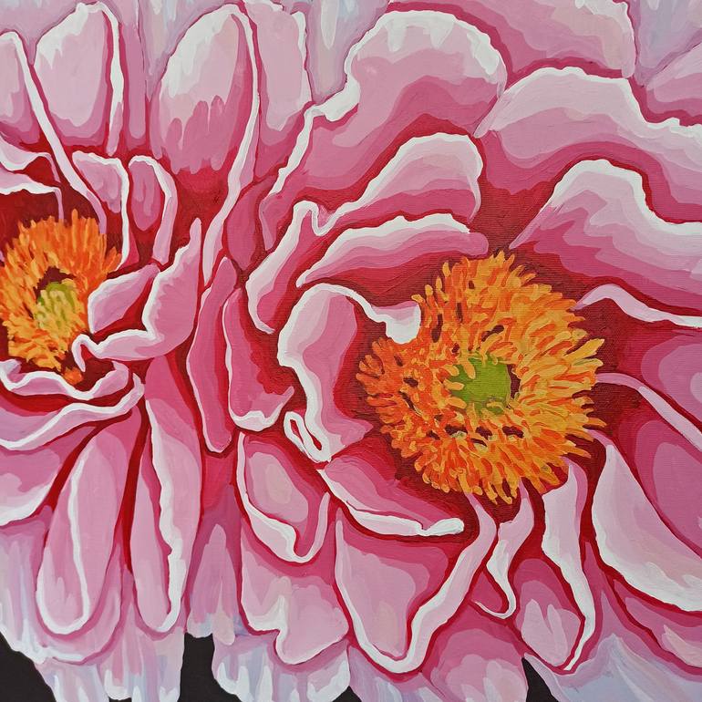 Original Contemporary Floral Painting by Magdalena Purol