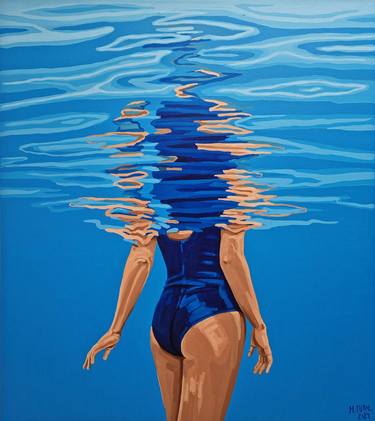 Original Contemporary Water Paintings by Magdalena Purol