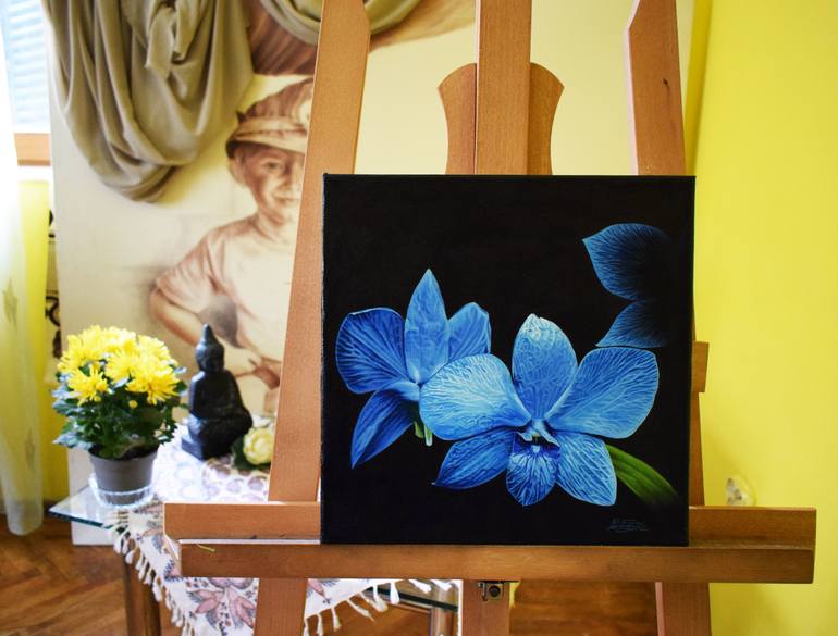 Original Floral Painting by Ciocan Calin Andrei