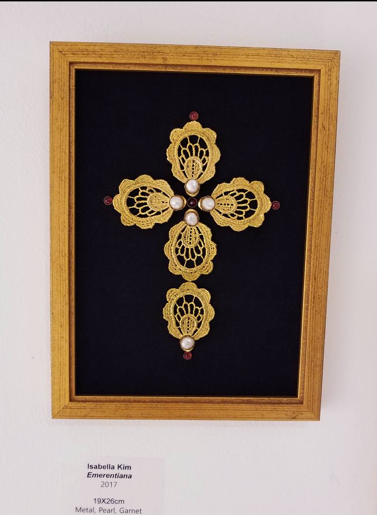 Original Abstract Religion Mixed Media by Isabella Kim