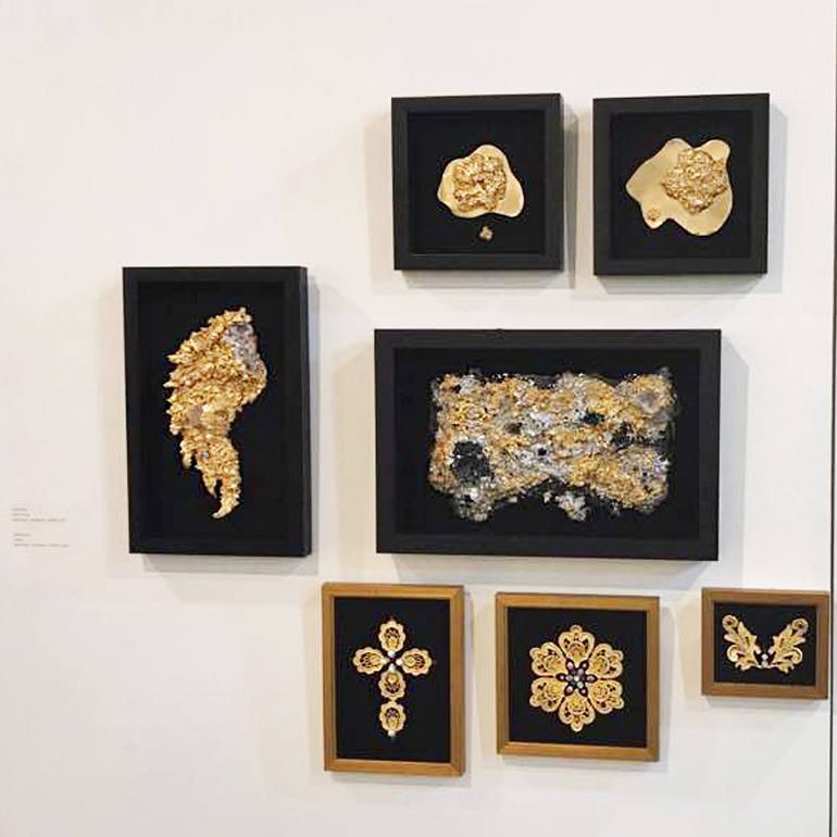 Original Abstract Religion Mixed Media by Isabella Kim