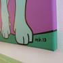 Close-up of edges and paint
