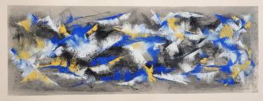 Original Abstract Expressionism Abstract Drawings by Edward Hanson