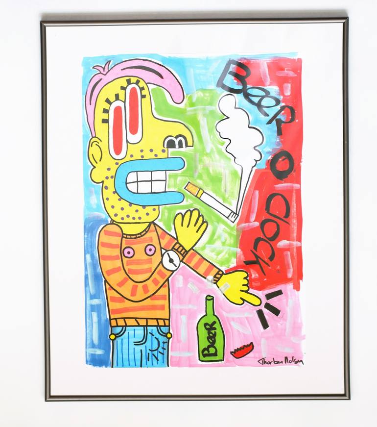 Original Modern Popular culture Painting by Thorben Nolsen