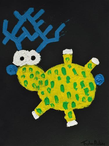 Original Pop Art Animal Paintings by Thorben Nolsen