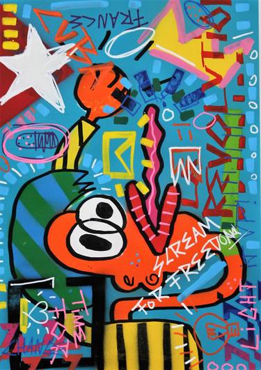 Original Modern Graffiti Paintings by Thorben Nolsen