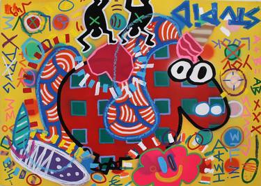 Original Pop Art Graffiti Paintings by Thorben Nolsen