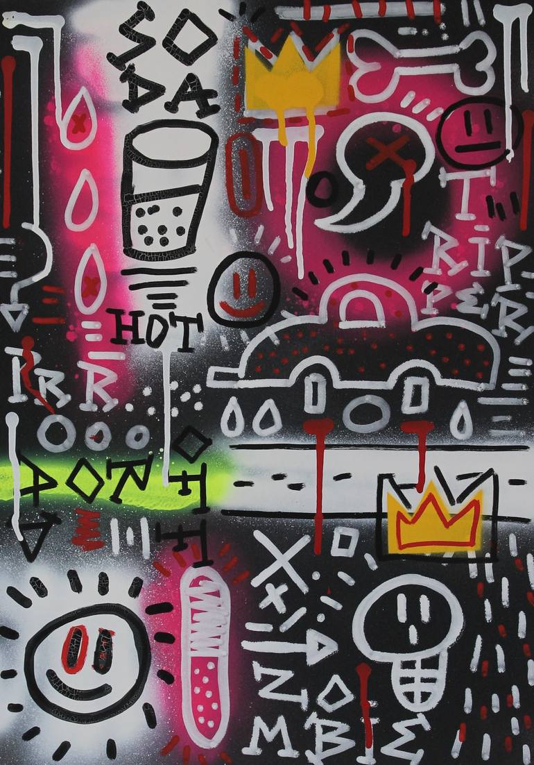 Graffiti #102 Painting by Thorben Nolsen | Saatchi Art