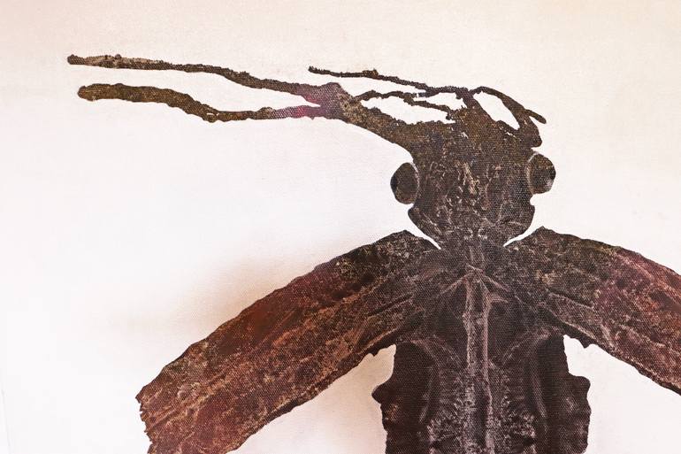 Original Surrealism Abstract Painting by Francisco Ledesma