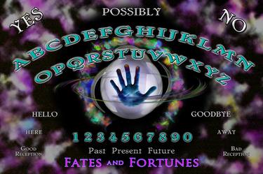 FATES AND FORTUNES OUIJA BOARD by listed artist Brian King thumb