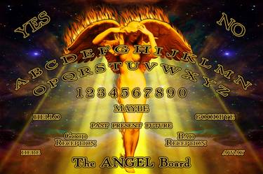 THE ANGEL OUIJA BOARD by listed artist Brian King thumb