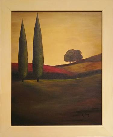 Original Expressionism Landscape Painting by Vikki King