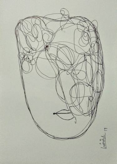 Original Abstract Drawings by Girish Chandra Vidyaratna