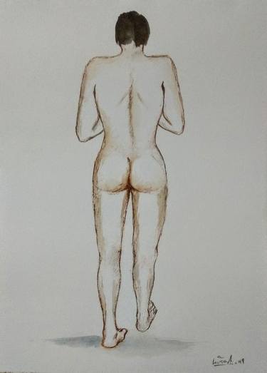 Original Nude Drawings by Girish Chandra Vidyaratna