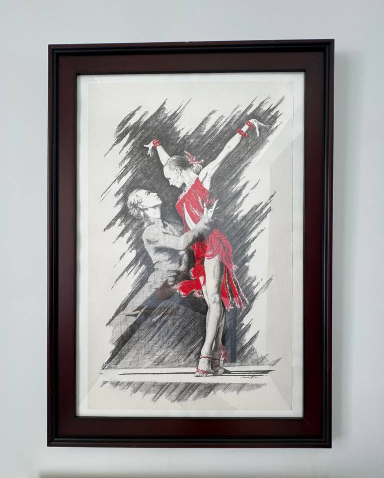 Original Figurative Performing Arts Drawing by Andrey Poletaev