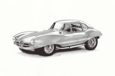 Print of Fine Art Automobile Drawings by Andrey Poletaev