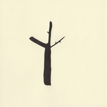 Original Minimalism Nature Drawings by Justyna Stefańczyk