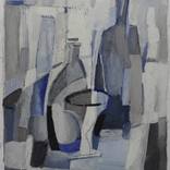Still life with bottles by Oleksii Sereda